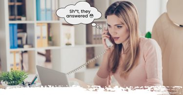 Woman Sales Call